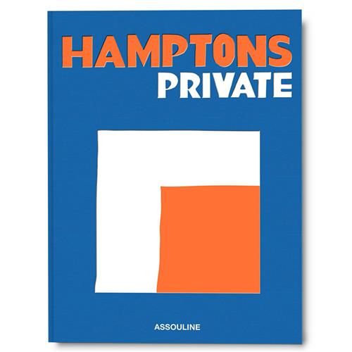 Assouline Hamptons Private Coastal Blue Hardback Designer Book | Kathy Kuo Home