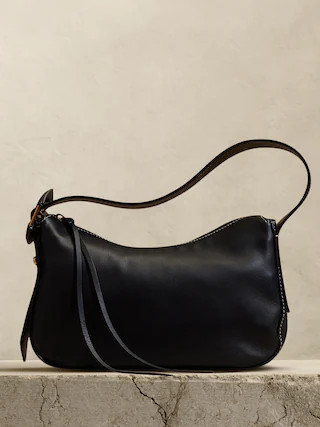 Ravello Leather Shoulder Bag | Banana Republic (CA)