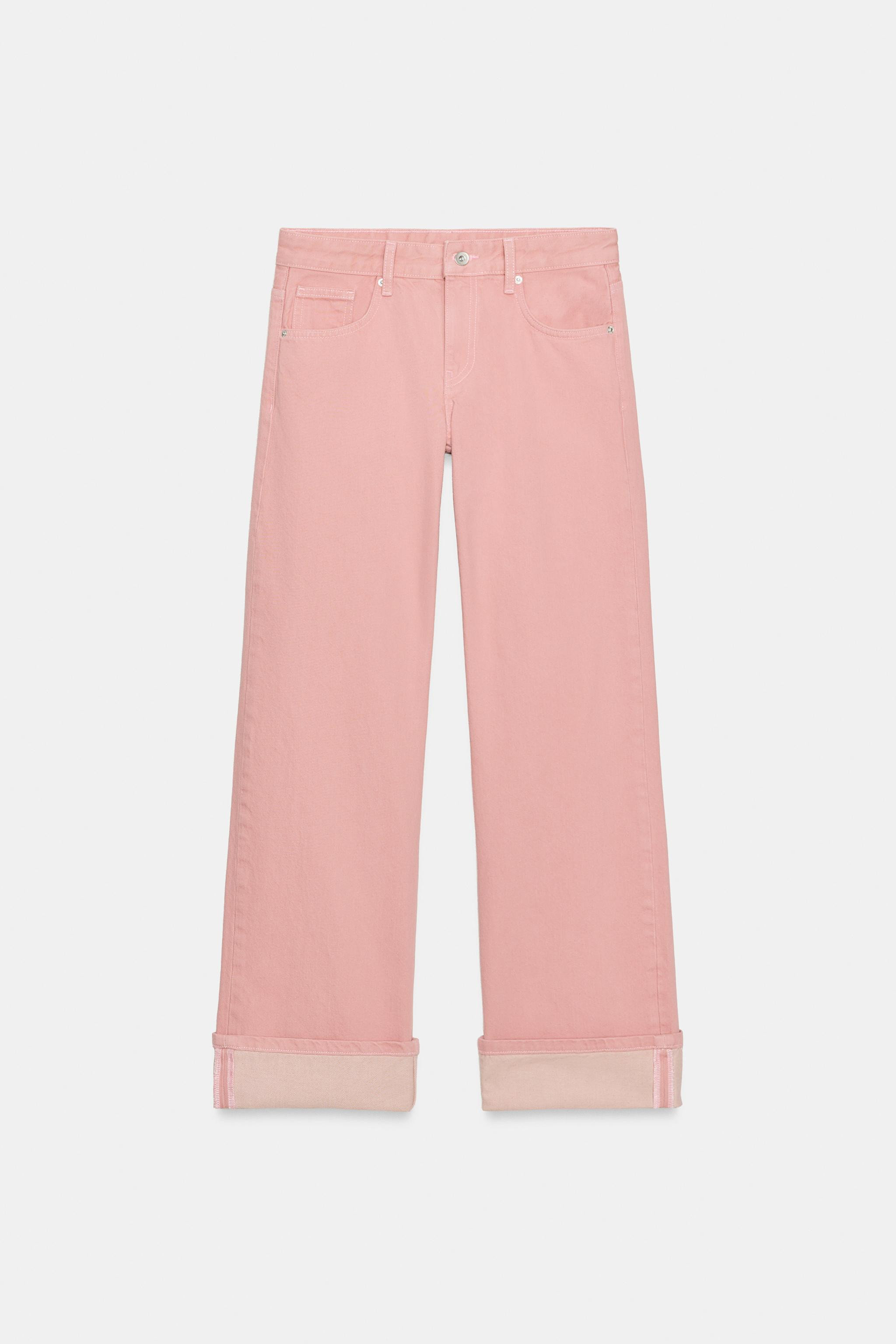 TRF LOW-RISE LOOSE FOLDED JEANS | Zara US