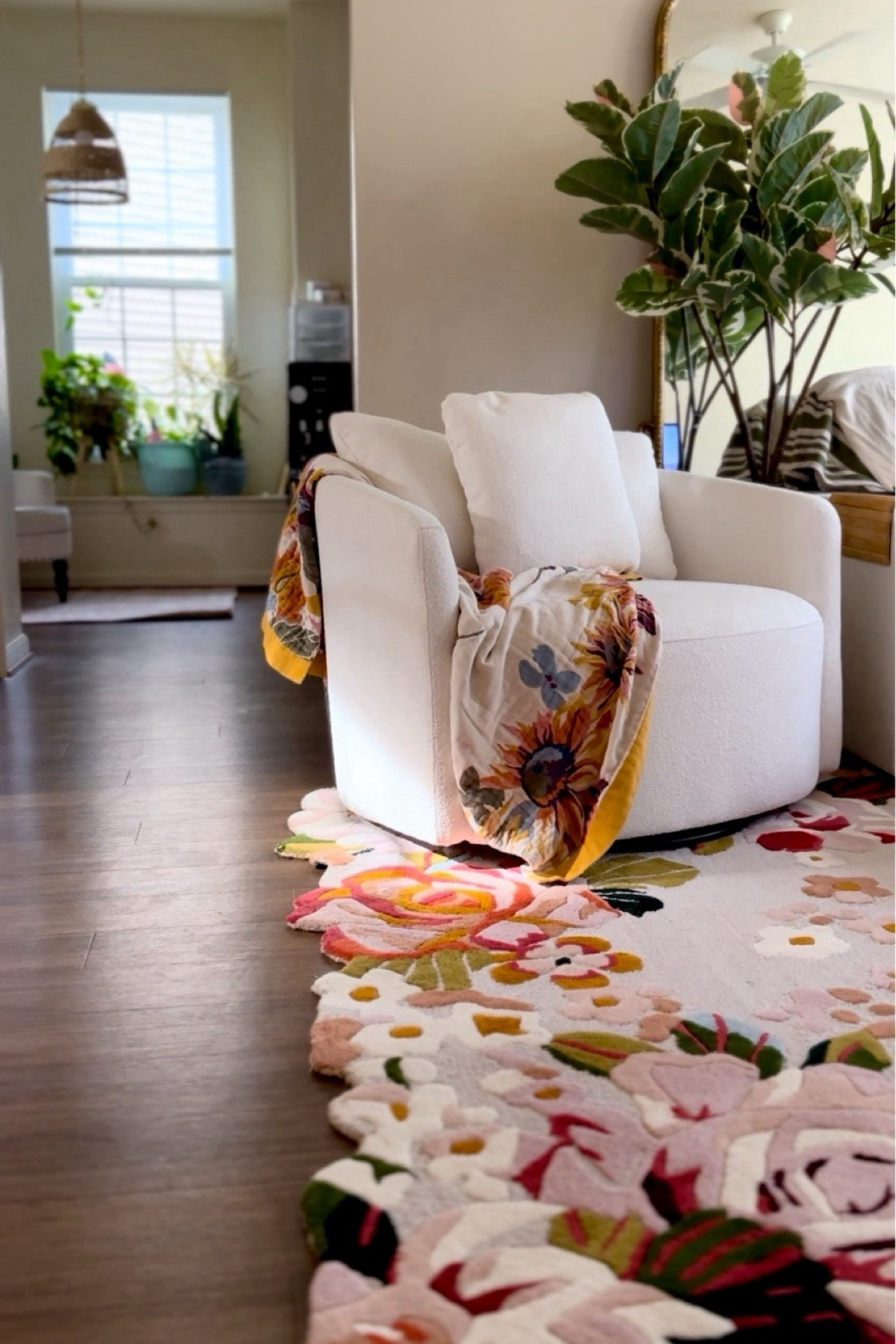 Cozy, airy, light and comfortable. 💗 Linked another identical rug to mine (and the anthro one!) from Etsy that has good reviews. 


Living room, bedroom, rug, home decor, chair, game room, leaning mirror, floor mirror

#LTKfamily #LTKhome