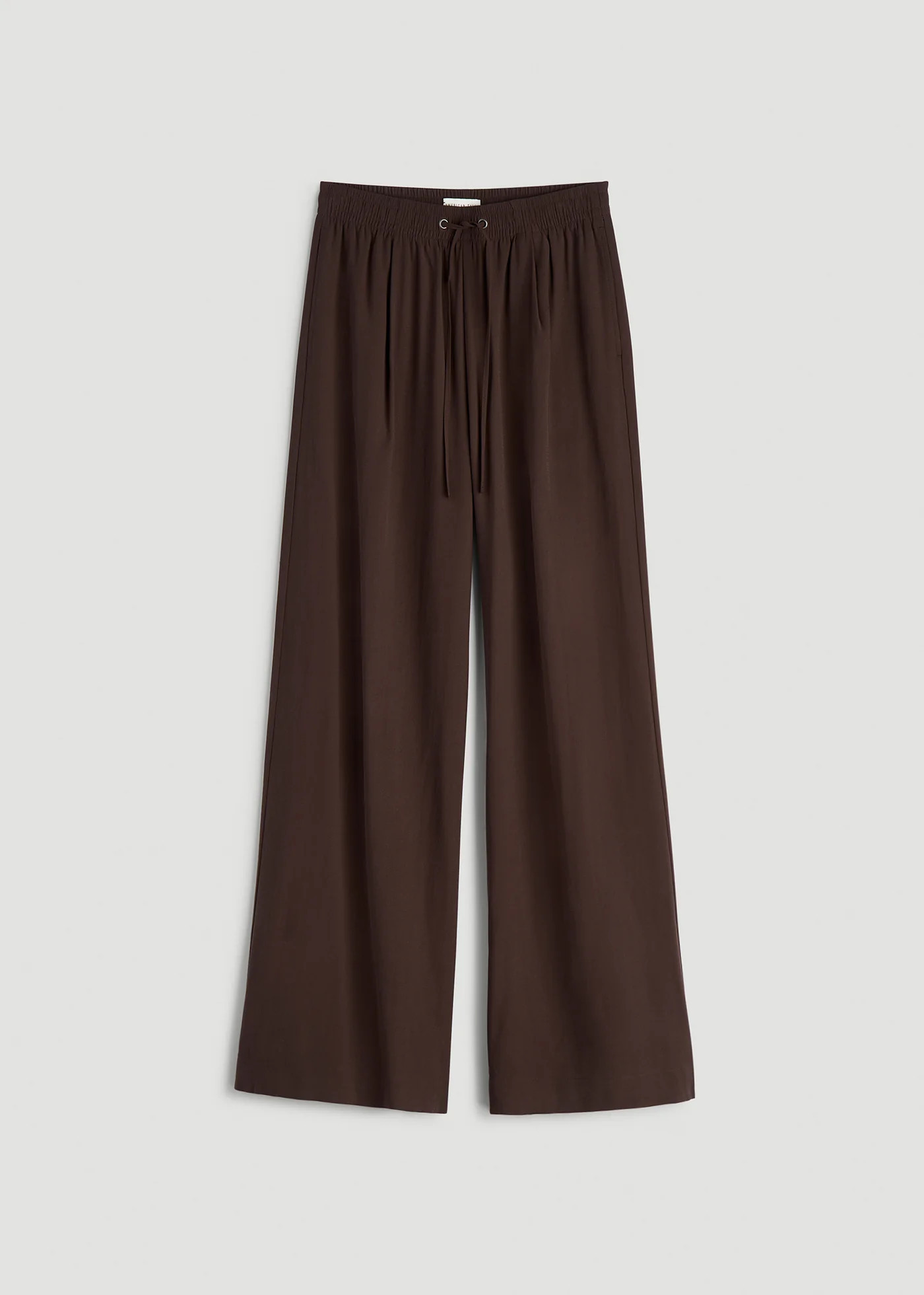 Relaxed Pull-On Pants for Tall Women in Espresso | American Tall