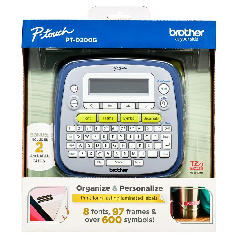 Brother P-Touch PT-D200G Home & Office Label Maker, New & Easy to Use | Walmart (US)