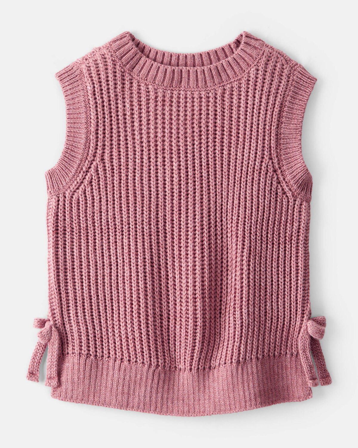 Toddler Girl Sleeveless Sweater Top - Pink | Carter's Inc