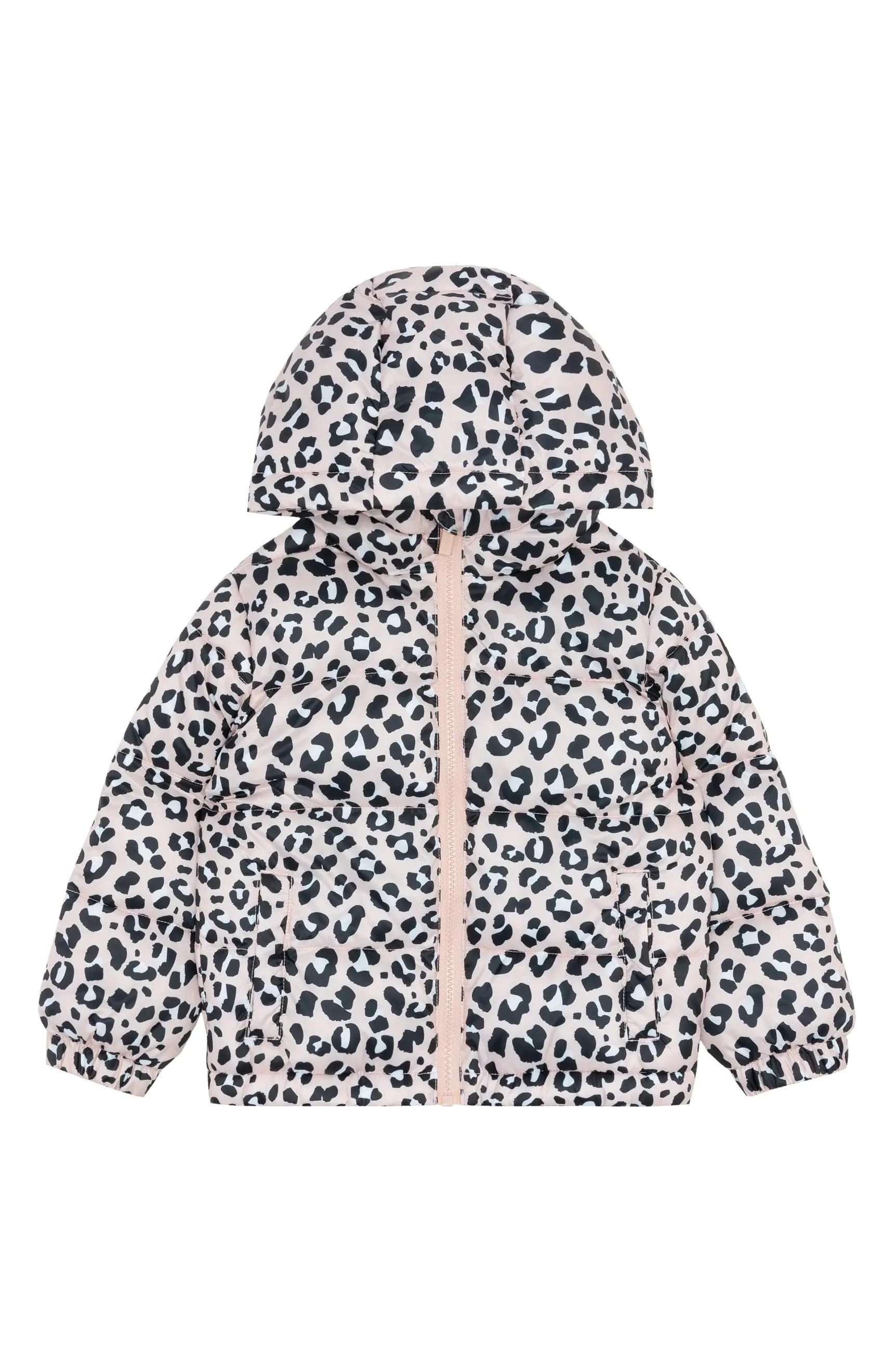 Kids' Animal Print Recycled Polyester Packable Jacket | Nordstrom