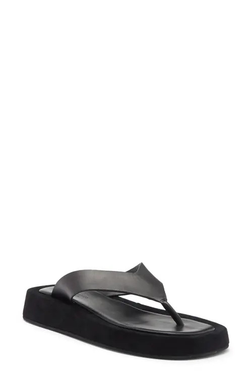 Tony Bianco Ives Flip Flop in Black Como at Nordstrom, Size 10 | Nordstrom