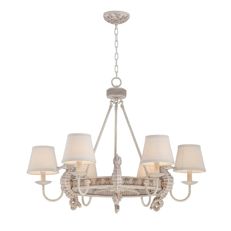 Lula Seahorse 6-Light Shade Chandelier | Wayfair North America