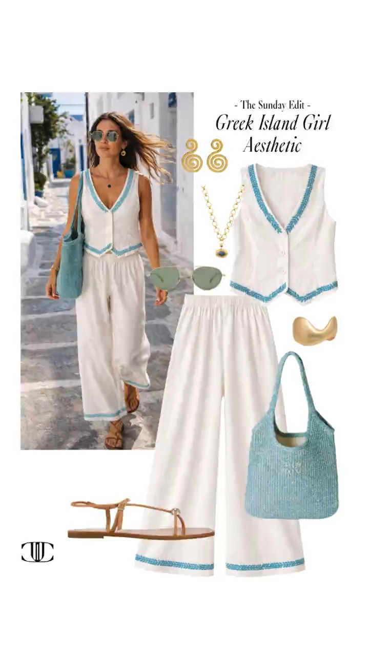 Greek island girl, anywhere 🌊✨

Easy, breezy, and effortlessly put-together—this edit is all about that sun-washed, relaxed feel I always come back to. From swim to daytime looks to elevated nights out, these pieces just work.

And the best part? You don’t have to be on the islands to get the look. Save this for outfit inspo and tap to shop each look. 🤍

#LTKStyle #ResortStyle #VacationVibes #SummerOutfits #EffortlessStyle #LTKFinds 

 

#LTKootd #LTKOver40 #LTKTravel