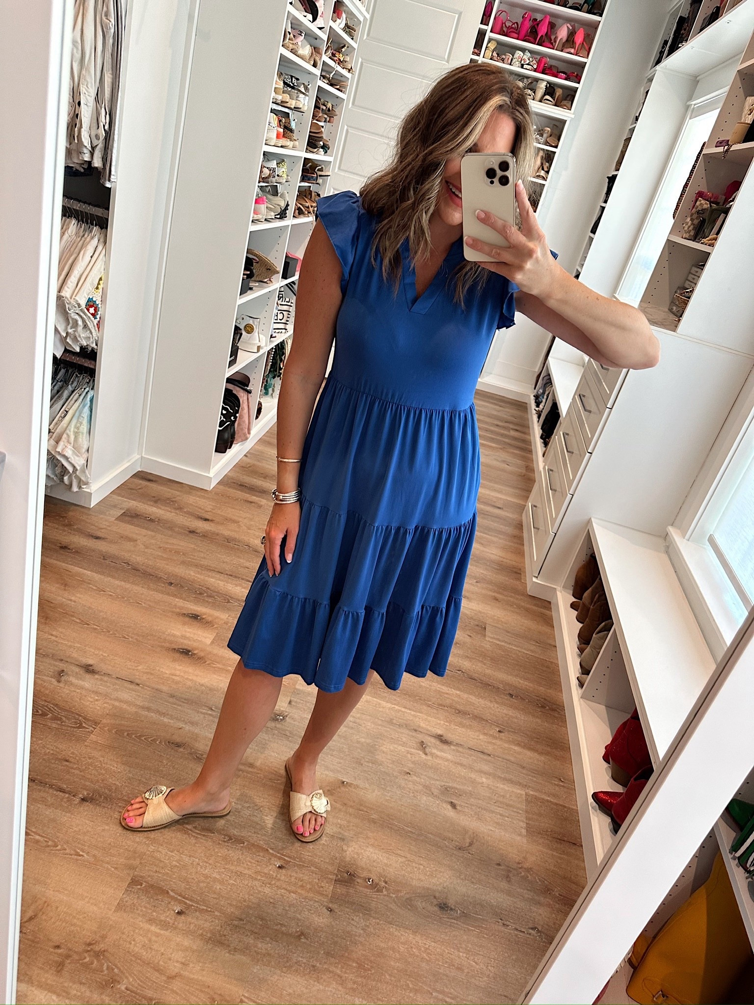 Stocking up on some of my favorite Summer staple dresses from Amazon. I love these looks because you can truly wear them anywhere. With fun patterns and classic styles, these are the easy pieces you'll keep in rotation all season long.

In a small tiered dress, sandals and accessories- fits tts.

Shop dandy, summer dress, travel outfit, summer date night, denim dress, workwear, vacation outfit

#LTKStyleTip #LTKFindsUnder50 #LTKSeasonal