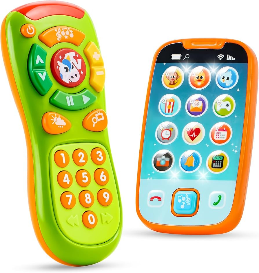 JOYIN Baby Toy Phone, Remote and Smartphone with Music, Fun Learning Musical Toys for Babies, Boy... | Amazon (US)