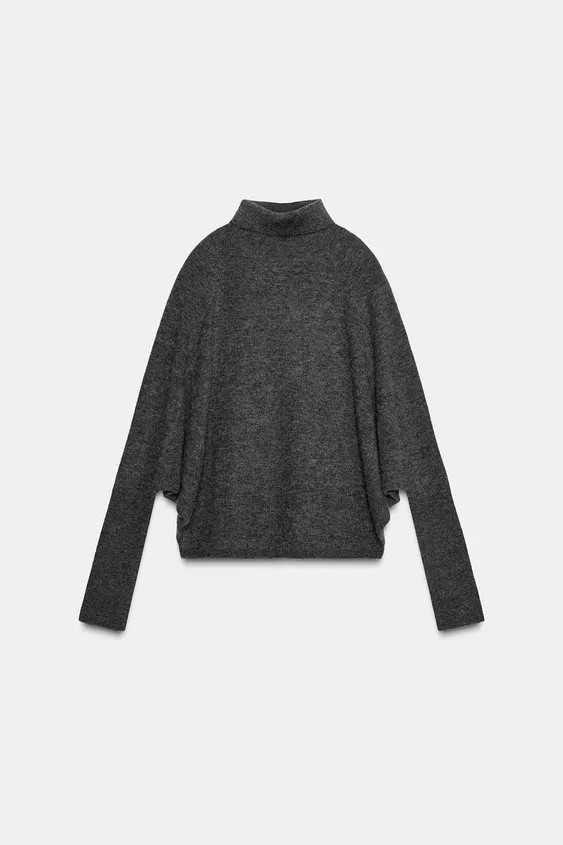 BATWING SLEEVE KNIT JUMPER | Zara US