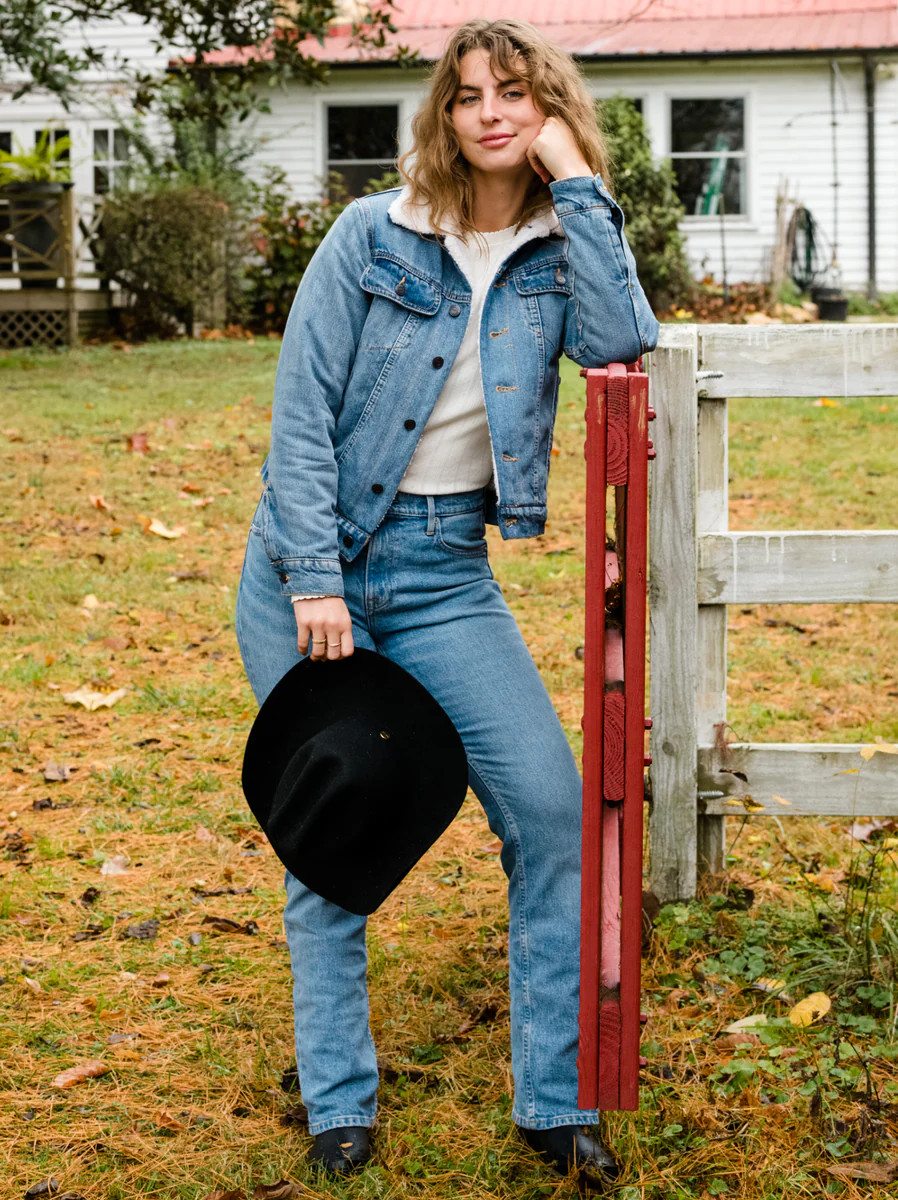 Shannon Sherpa Denim Jacket | ABLE Clothing