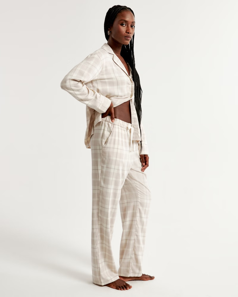 Women's Flannel Sleep Pant | Women's Intimates & Sleepwear | Abercrombie.com | Abercrombie & Fitch (US)