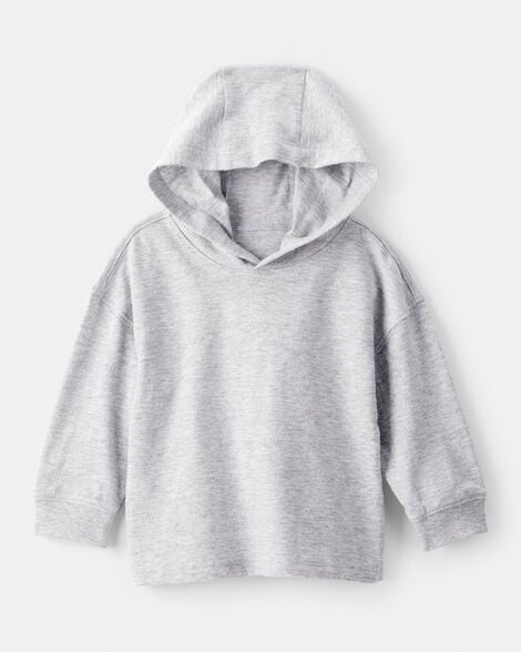 Carter's Baby Boys Boy Cotton Long-Sleeve Hooded Top - Grey 9M Grey | Carter's Inc