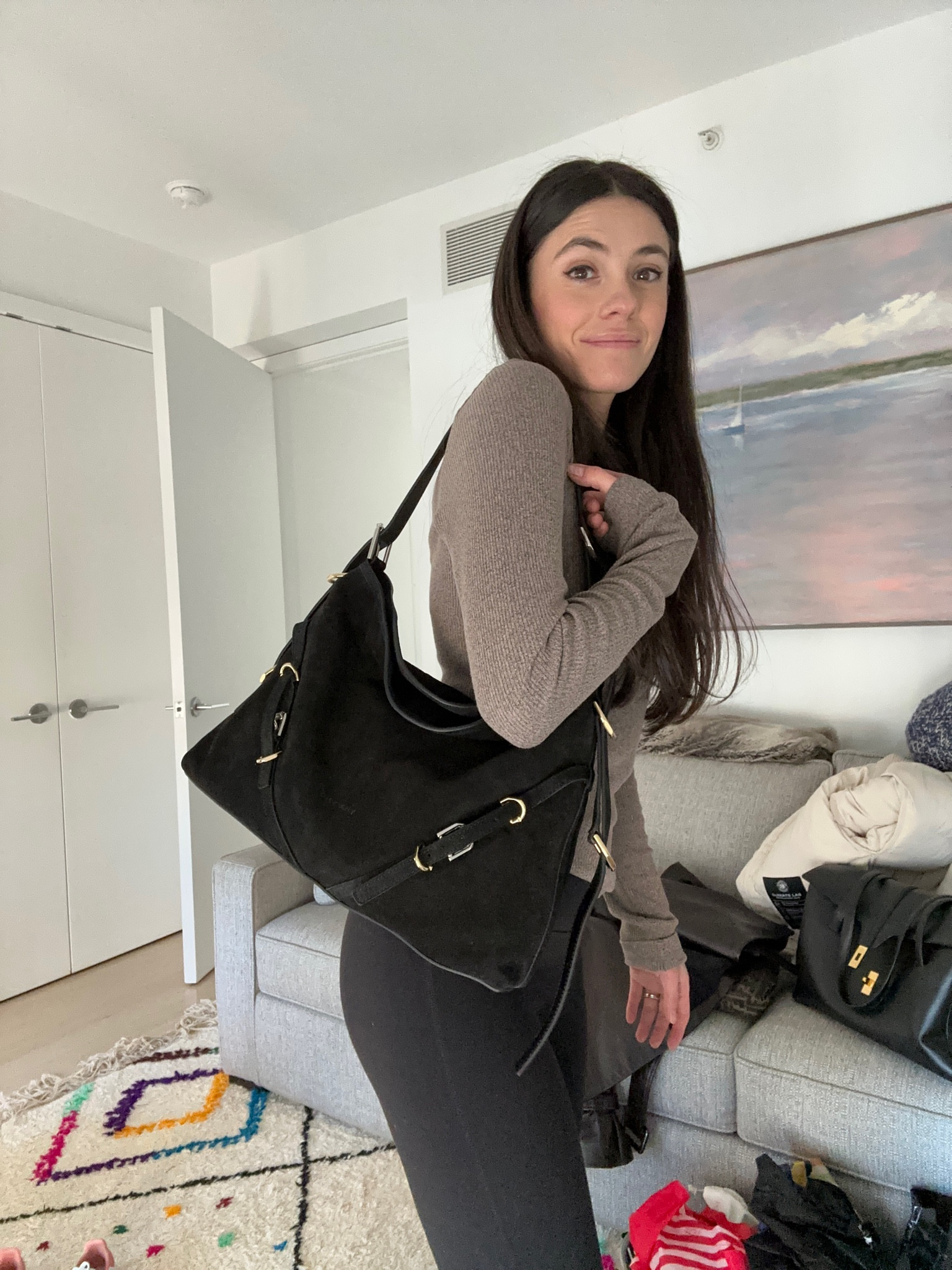 an everyday suede bag 

#LTKitbag