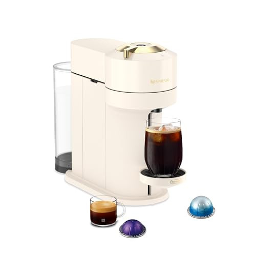 Nespresso Vertuo Next Coffee and Espresso Maker by DeLonghi, Creamy White with Gold | Amazon (US)
