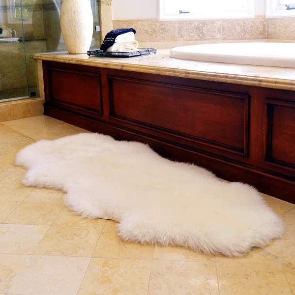 Wrentham Sheepskin Solid Color Rug | Wayfair North America