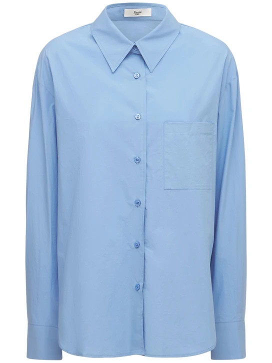 Lui organic cotton poplin shirt - The Frankie Shop - Women | Luisaviaroma | Luisaviaroma