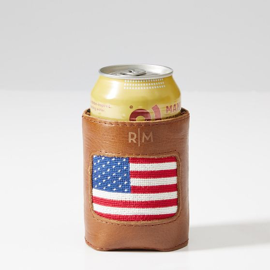 Smathers &amp; Branson Needlepoint Can Cooler | Mark and Graham