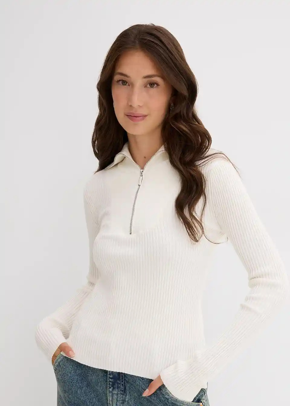 Rippshirt aus softem Viskose-Mix | Bonprix DE