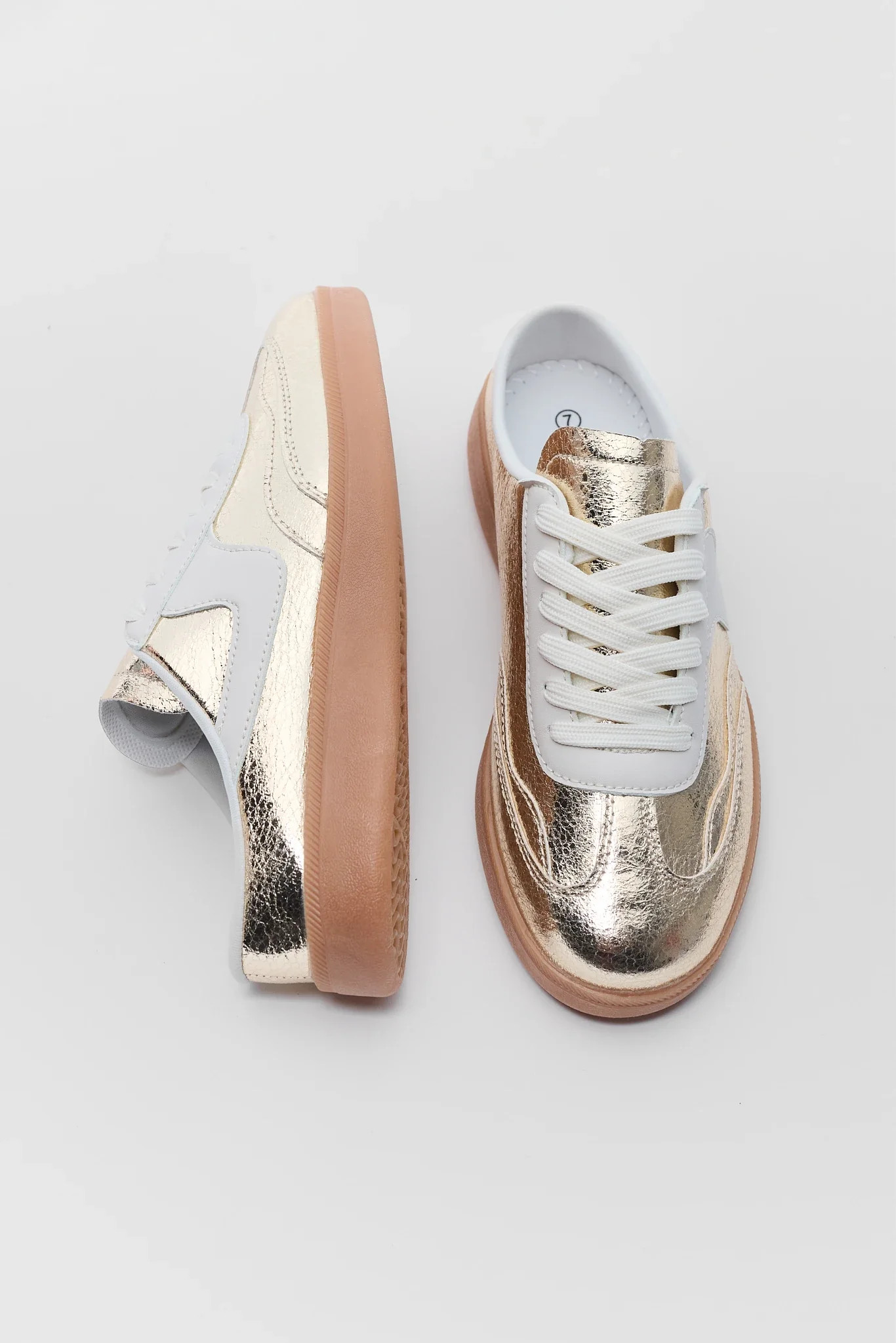 Gold Slip-On Sneakers | Avara