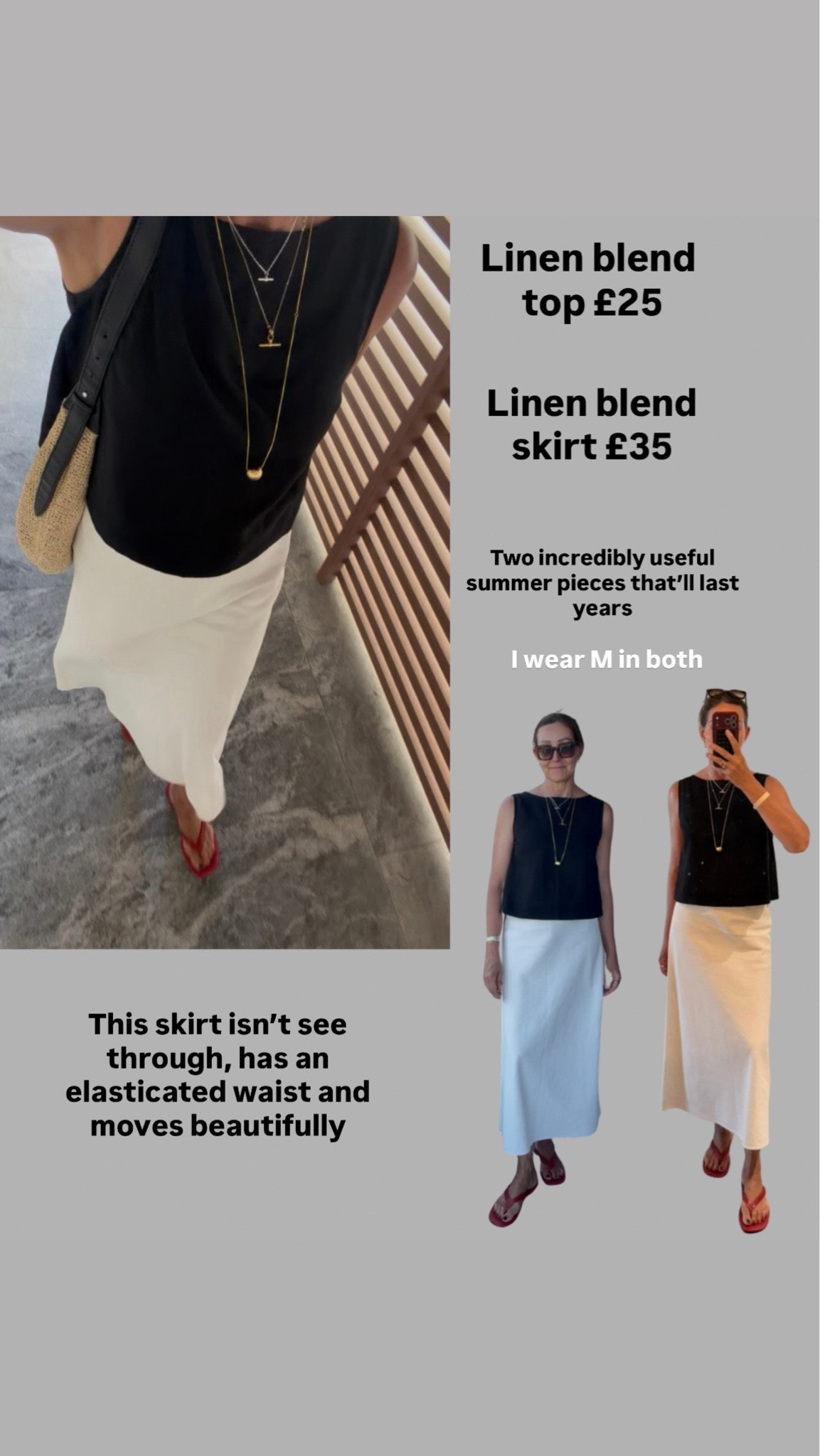 Two pieces I’ve worn so much - they’re timeless and elegant. 
I wear a M in both x

#LTKsummer