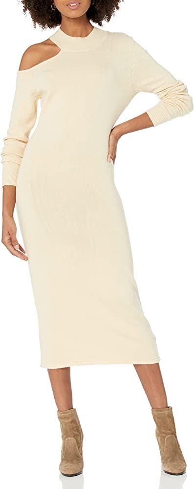 The Drop Women's Aaron Cut-Out Mock-Neck Midi Sweater Dress | Amazon (US)