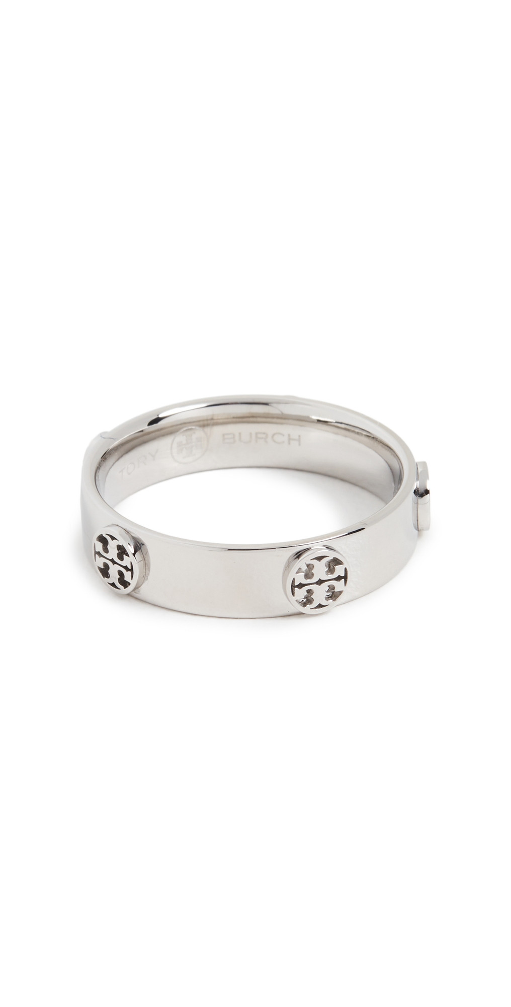 Tory Burch Miller Stud Ring Tory Silver 7 | Shopbop