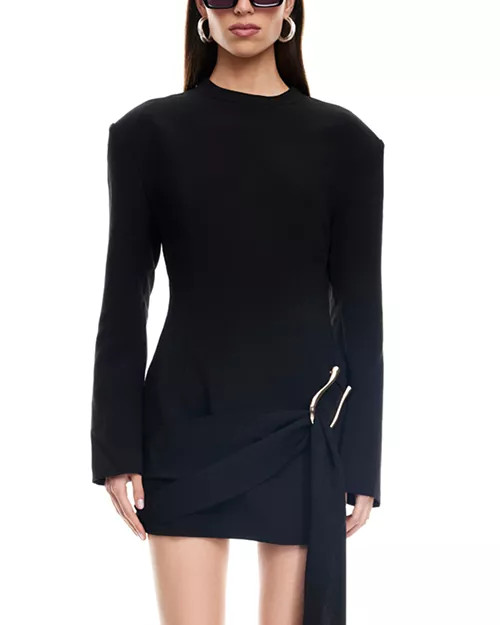 Martini Long Sleeve Mini Dress | Bloomingdale's (US)