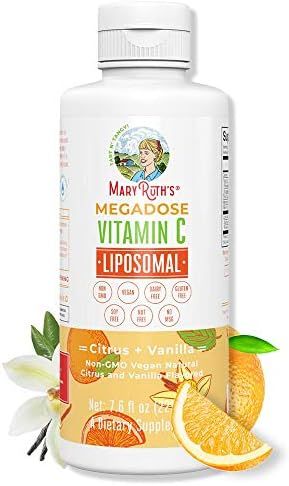 Megadose Vitamin C Liposomal by MaryRuth's (Citrus + Vanilla) 500mg | Enhanced Absorption Liquid ... | Amazon (US)