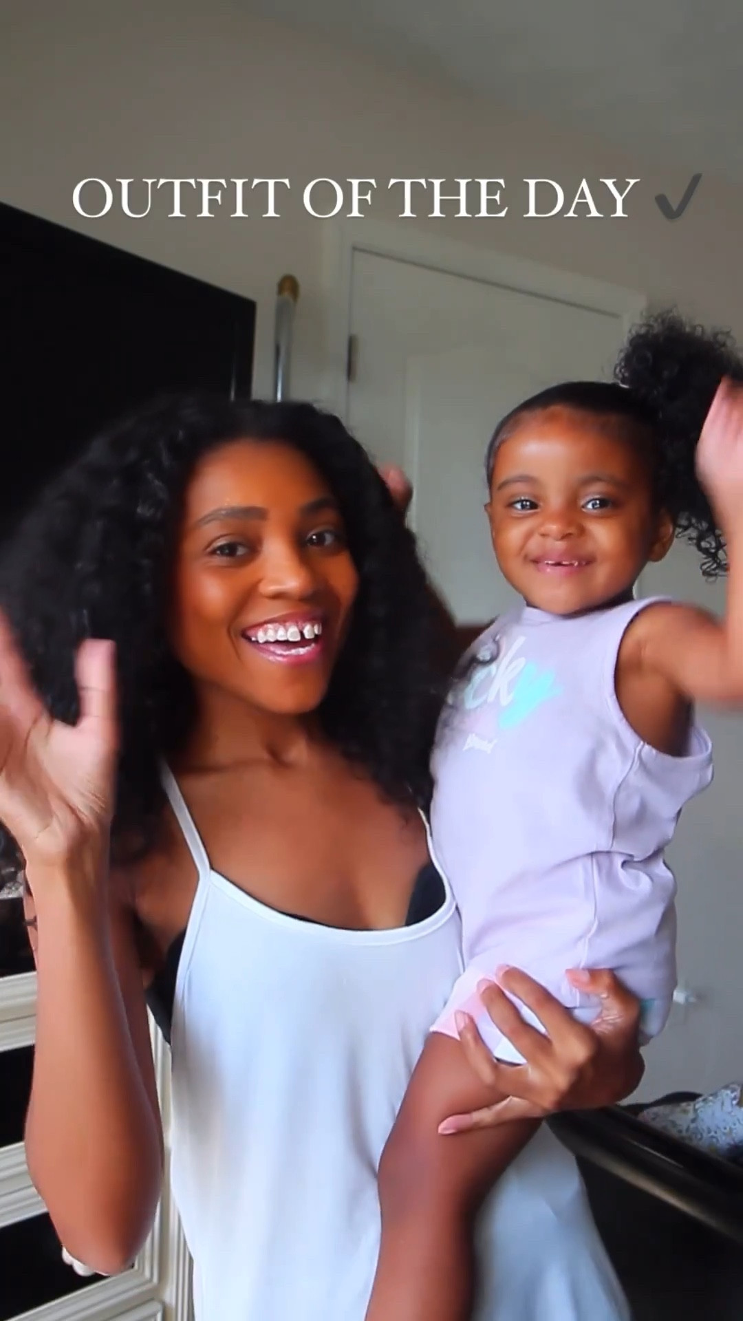 Outfit Of The Day With Mommy & Toddler Zahara 💕✨ 

mommy and me fashion, fashion, toddler fashion, mom fashion, white shirt, white TShirt, toddler clothing, mom clothing, curly hair, crocs, toddler crocs, toddler shoes, denim, tank top, white sneaker, motherhood style, kids, kids style 

#LTKU #LTKVideo #LTKfamily