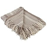 DII Braided Striped Throw, 50x60, Stone | Amazon (US)