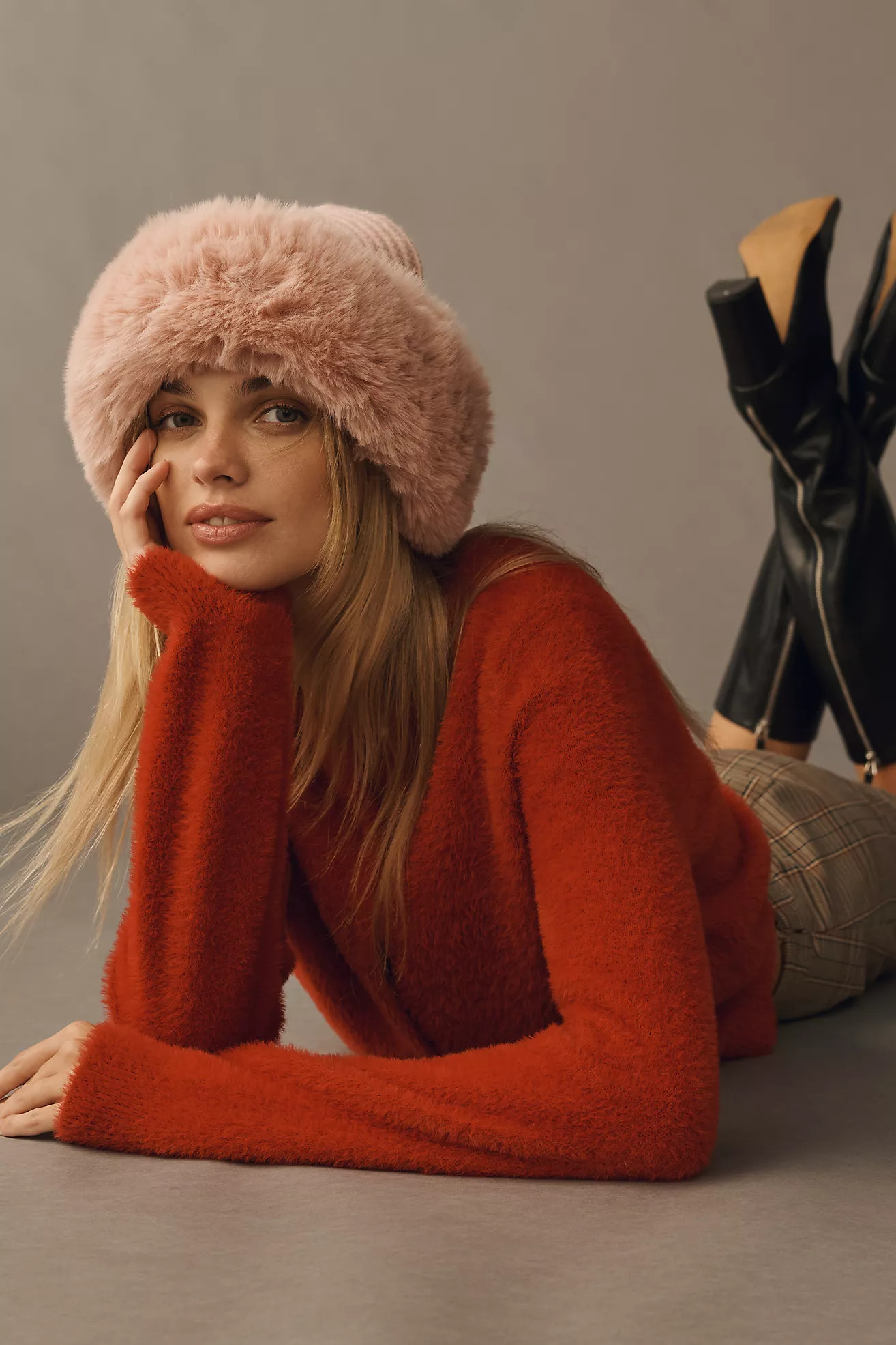 Faux Fur Knit Cloche Hat | Anthropologie (US)