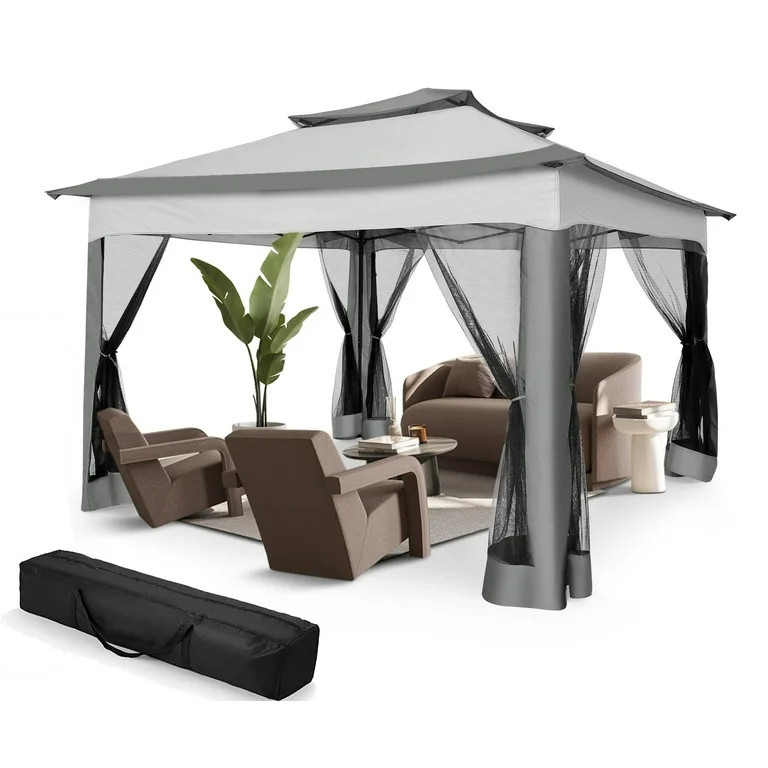 COBIZI 11x11 Pop up Gazebo Outdoor Canopy Gazebo Patio Gazebo with Mosquito Netting Canopy Shelte... | Walmart (US)