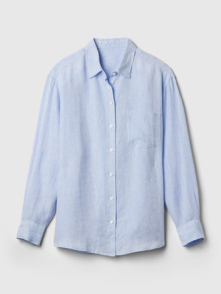 100% Linen Big Shirt | Gap (US)