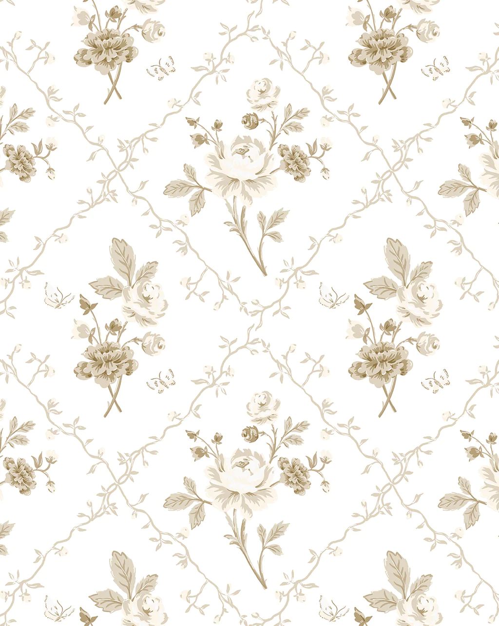 Rosalind Floral Wallpaper | McGee & Co.