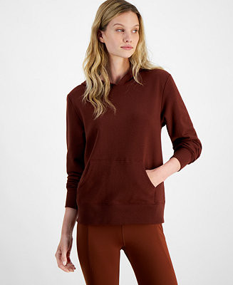 ID Ideology Women's Kangaroo-Pocket Fleece Hoodie, Created for Macy's - Macy's | Macy's