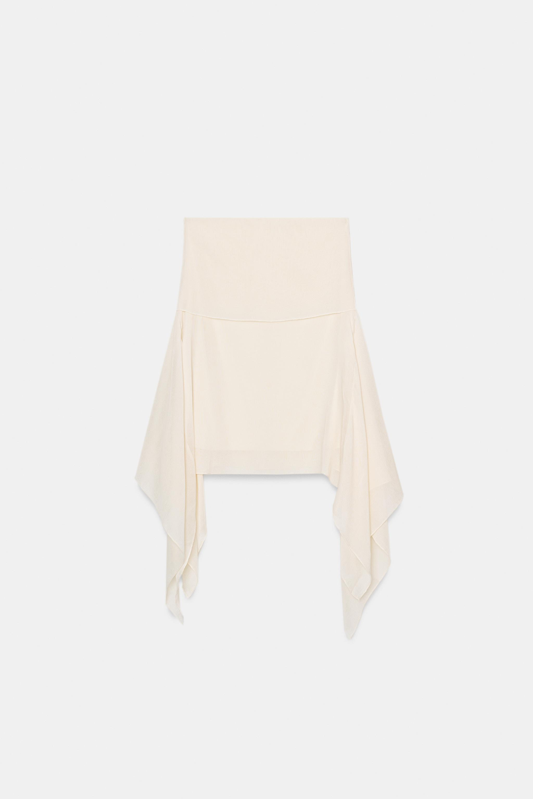 ASYMMETRIC FLOWY SKIRT | Zara US