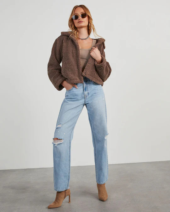 Barnes Pocketed Sherpa Jacket | VICI