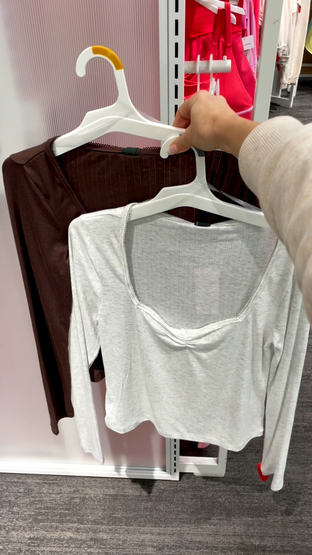 Not cropped and only $18 . Love the cinching and scoop neck 

#LTKFindsUnder50 #LTKSeasonal