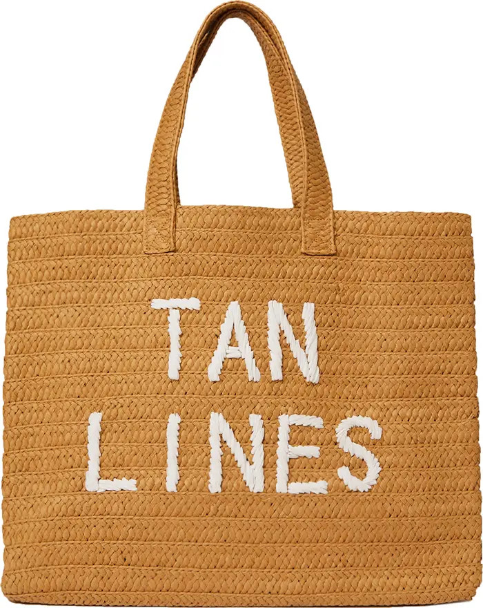 btb Los Angeles Tan Lines Straw Tote | Nordstrom | Nordstrom