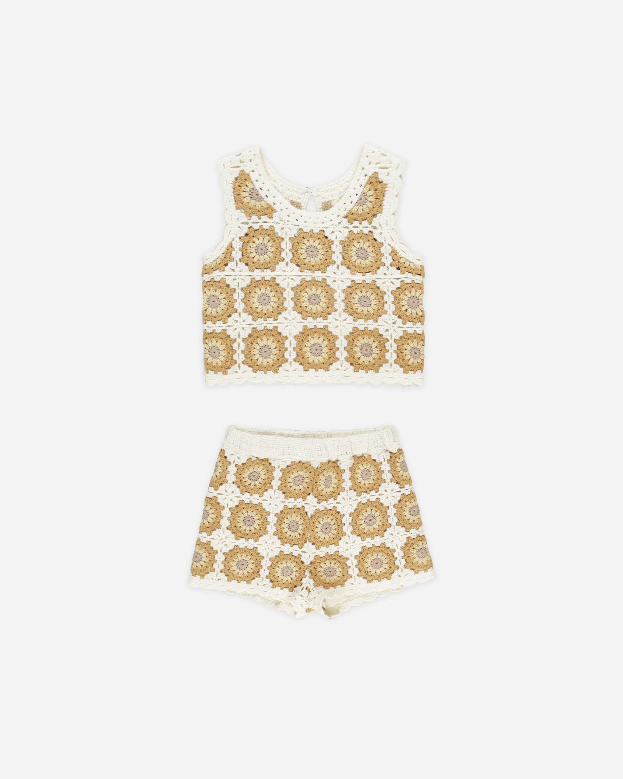 Crochet Tank Set || Marigold Daisy | Rylee + Cru
