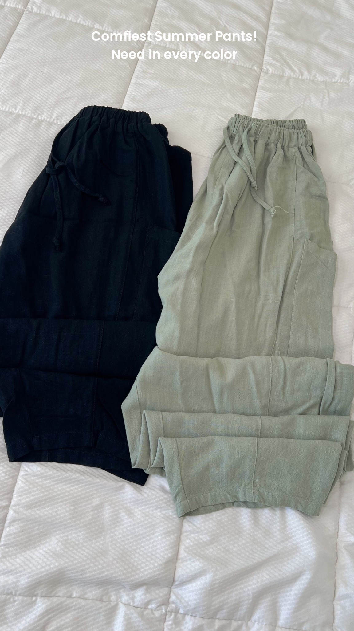 These pants are so good! Both xs however, the green one is longer than the black one 🤷🏻‍♀️ they are stretchy and comfy 

#LTKSeasonal #LTKootd #LTKMidsize