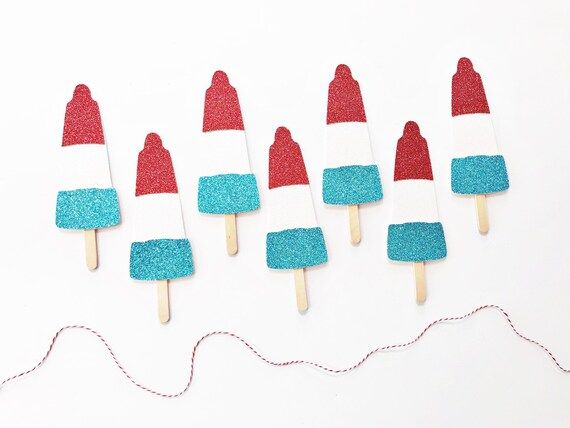 Bomb Pop Banner / Bomb Pop Garland / Firecracker Popsicle Banner / Fourth of July Banner / 4th of Ju | Etsy (US)