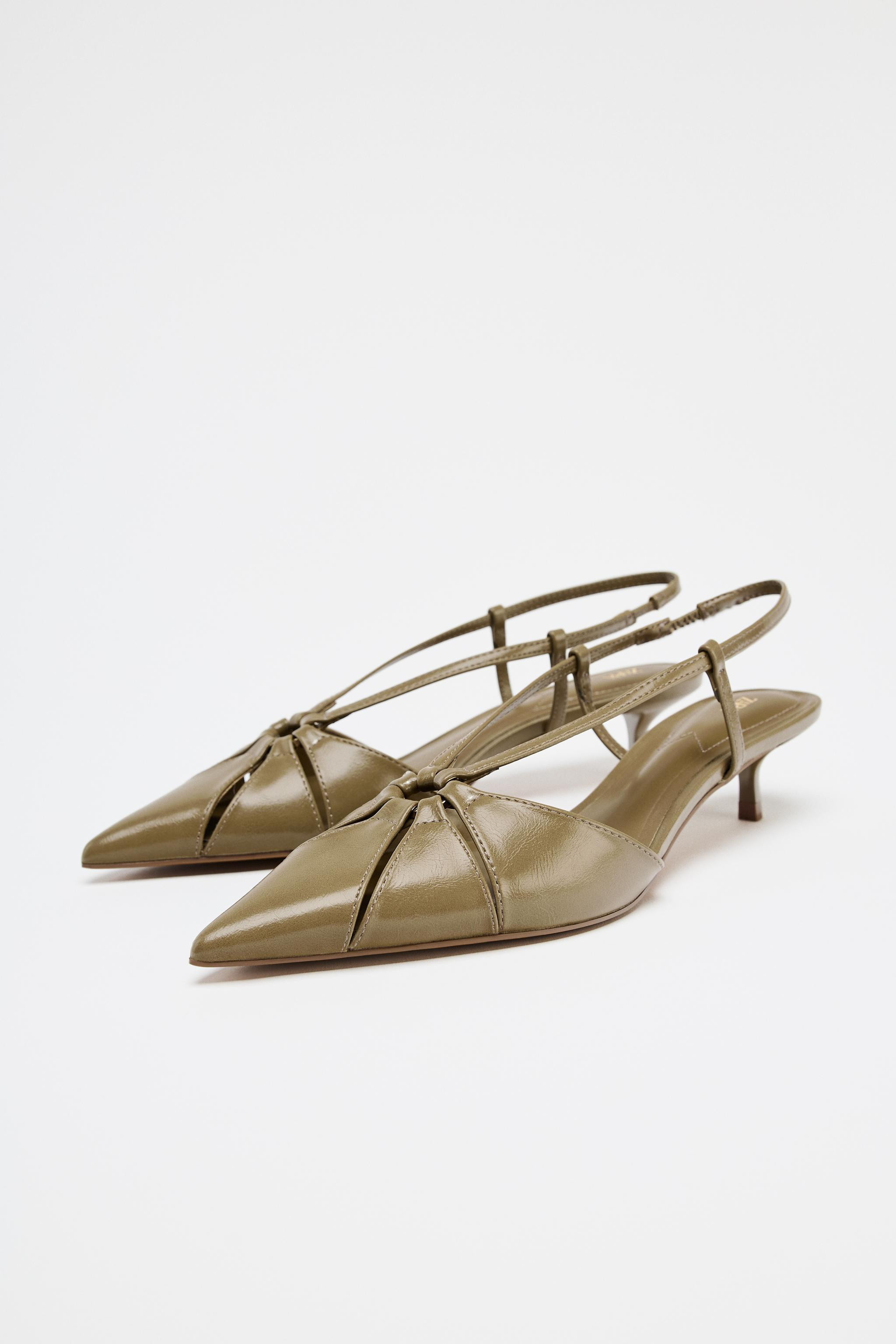 SLINGBACK KITTEN HEELS | Zara US