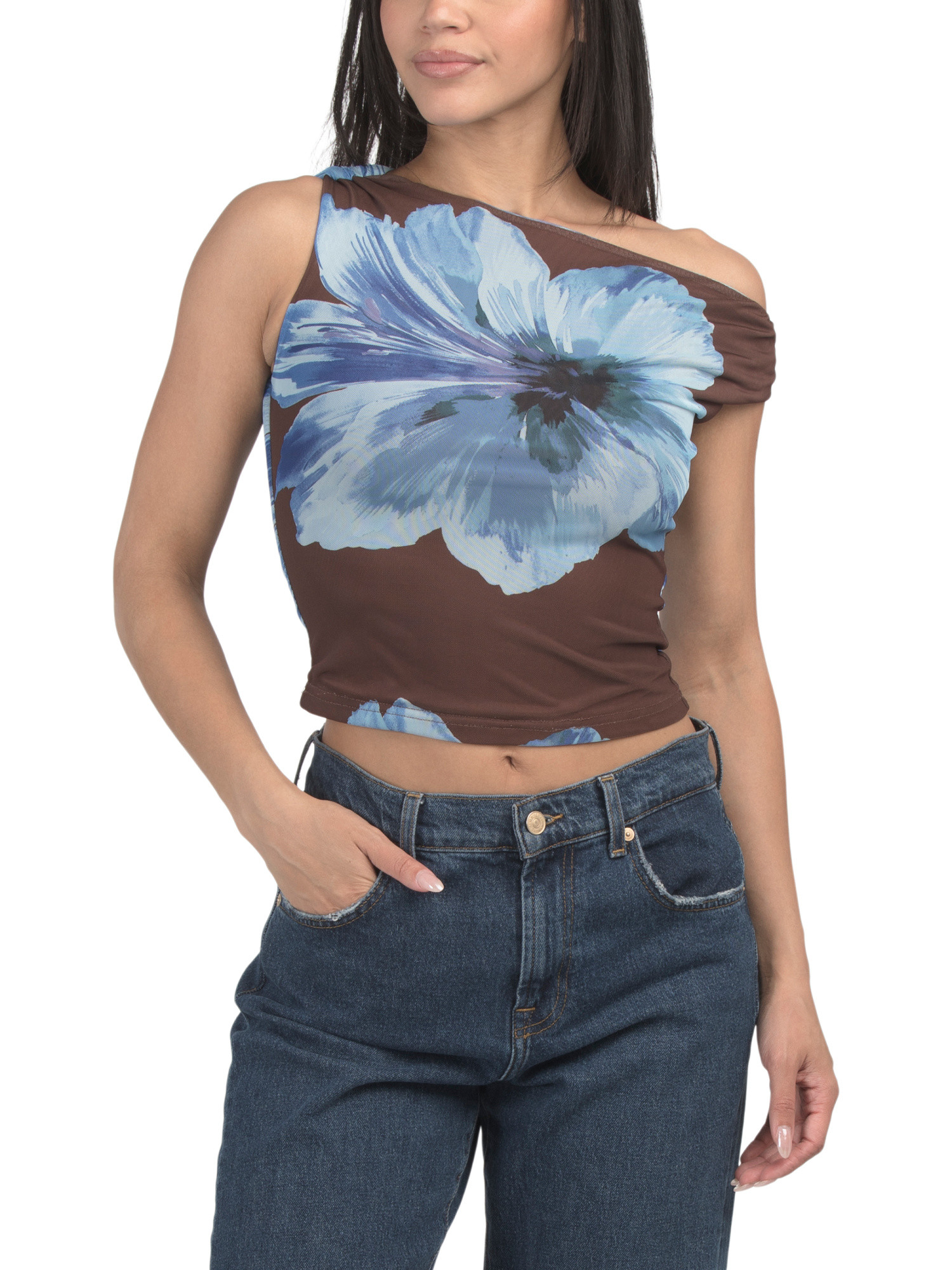 Placed Floral Textured Top | Juniors | Marshalls | Marshalls