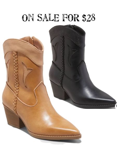 Western boots target on sale 

#LTKshoecrush #LTKsalealert #LTKunder50