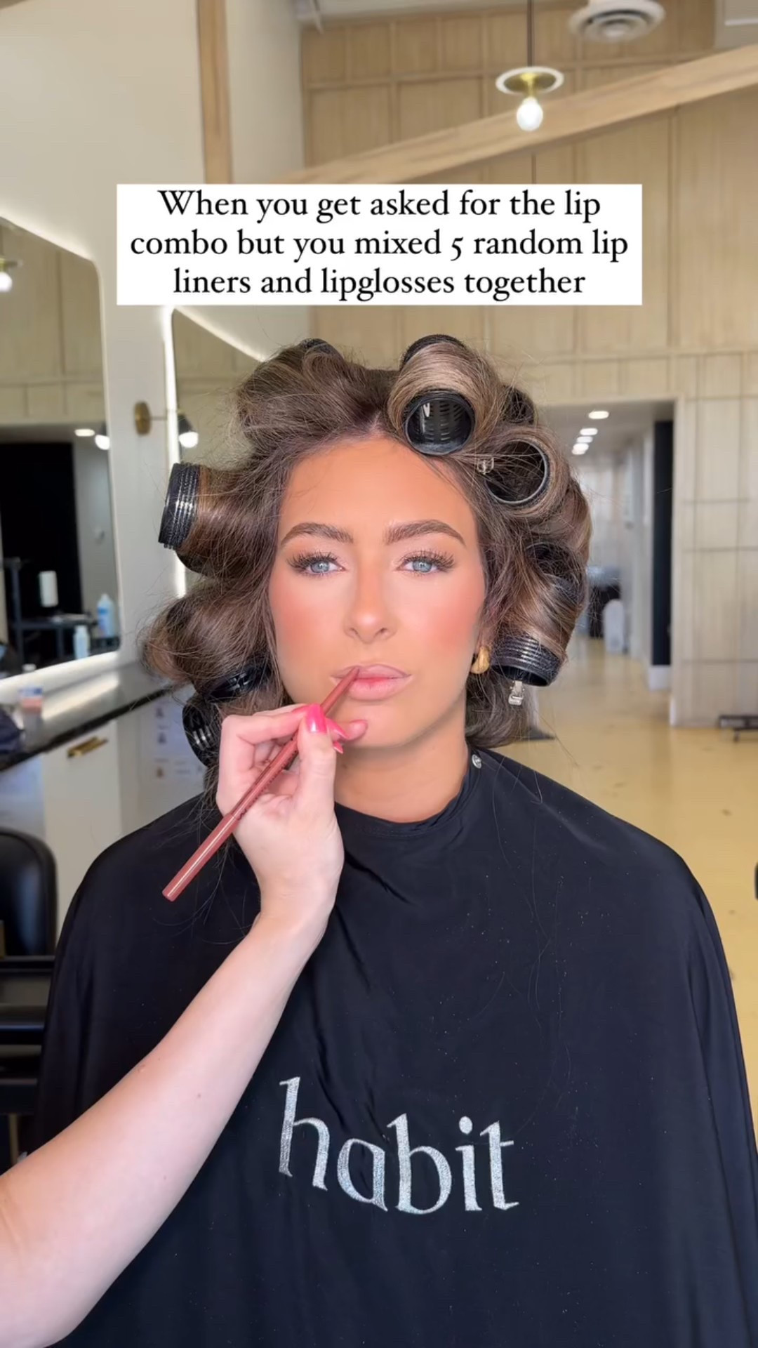 Anyone else relate lol??? The @nyxcosmetics retractable lip liners and legit the best though and they are only $5 😱 they last all day! I used the colors sand beige + nude 🫶🏼❤️ also how stunning is @hairbyelli_ . Hair by @hairby_chrissy @hair.by.makinley 
.
.
.
.
.
.
.
.
.
#makeupforever #rarebeauty #armanibeauty #toofaced #hudabeauty #fenty #charlottetilbury #diormakeup #anastasiabeverlyhills #benefit #maccosmetics #onesize #hourglass #ulta #sephora #nyxcosmetics #elfcosmetics #merit #lancome #esteelauder #morphe #tarte #itcosmetics #lauramercier #urbandecay