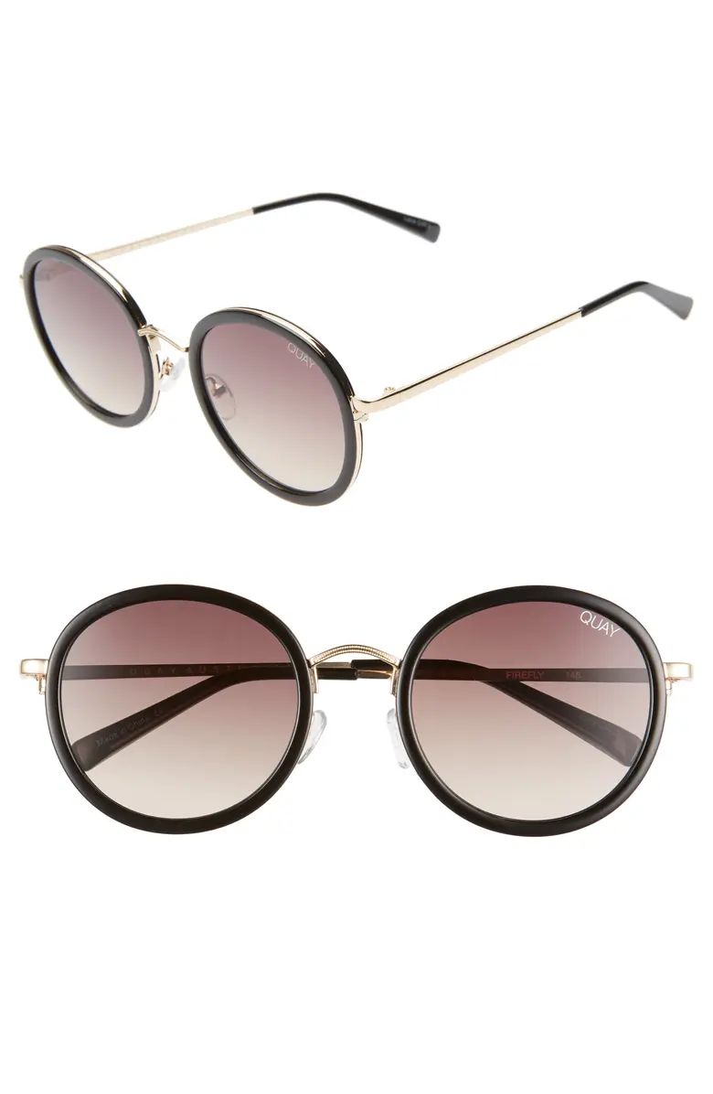 Quay Australia Firefly 52mm Round Sunglasses | Nordstrom | Nordstrom