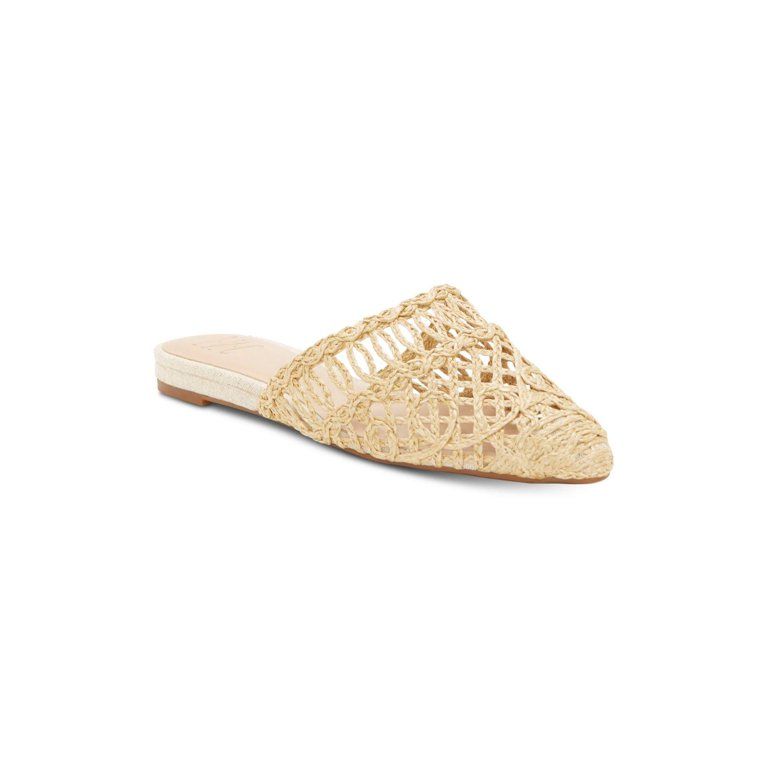 INC International Concepts Womens Macaria Suede Pointed, Straw Natural, Size 8.0 | Walmart (US)