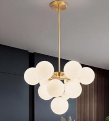 The cherry on top! This modern chandelier transformed the room. It’s a reversion of the cloud chandelier but that one looks whimsical to me. I like this one more for adult spaces. The size is also great for an entryway. The one I have is 11 lights but it’s sold out everywhere. I did find a comparable one with 13 light that looks almost identical with good reviews. 

#LTKU #LTKHome